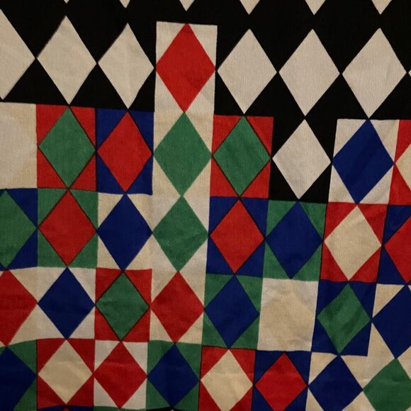 Adele Simpson 1970s Geometric Dress - Picture 5 of 9